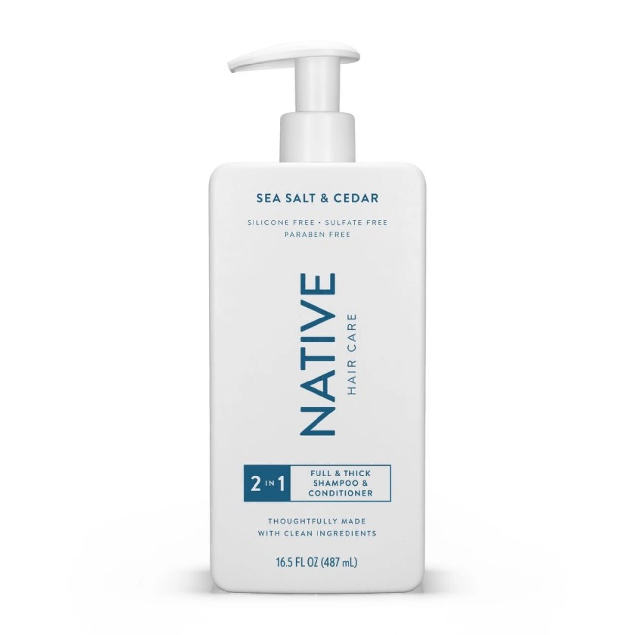 Native Sea Salt & Cedar Full & Thick 2-in-1 Shampoo & Conditioner for Men & Women - 16.5 fl oz