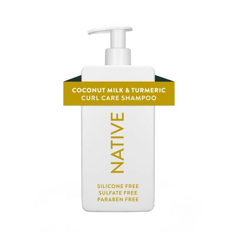 Native Coconut Milk & Turmeric Curl Care Shampoo Sulfate, Paraben, and Silicone Free - 16.5 fl oz