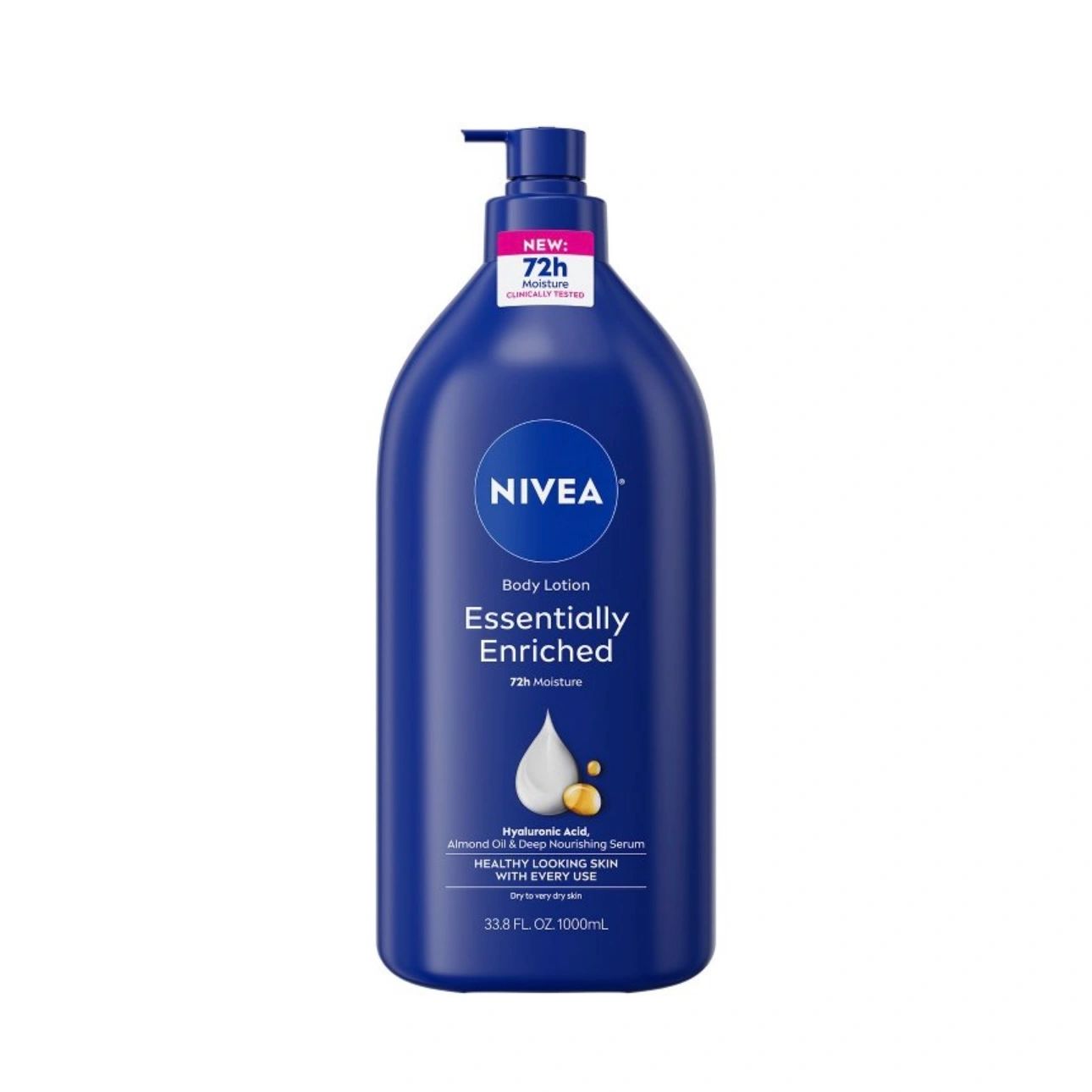 NIVEA Essentially Enriched Body Lotion for Dry Skin Scented - 33.8 fl oz