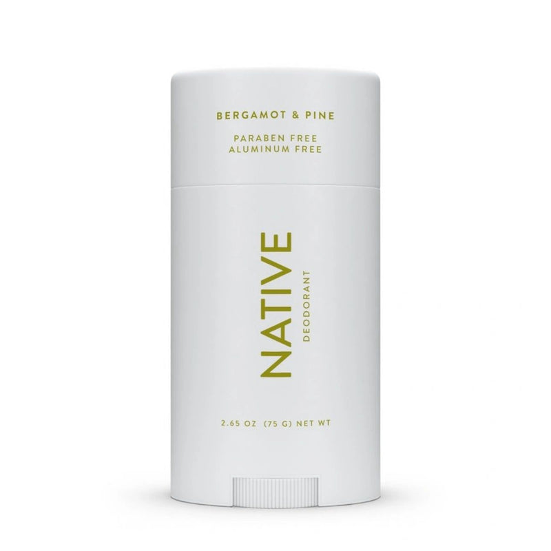 Native Deodorant for Men & Women - Bergamot & Pine - Aluminum-Free - 2.65oz
