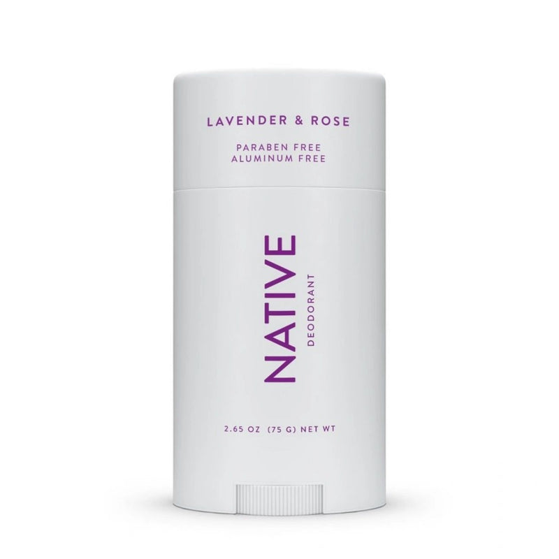 Native Solid Deodorant for Women & Men - Lavender & Rose - Aluminum-Free 2.65oz