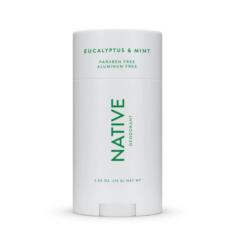Native Solid Deodorant for Women & Men - Eucalyptus & Mint - Aluminum-Free 2.65oz