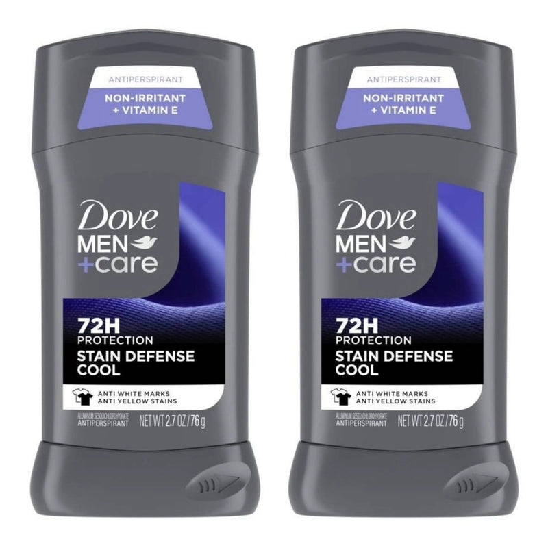 Dove Men+Care 72hr Antiperspirant & Deodorant Stick - Stain Defense Cool - 2.7oz/ 2ct