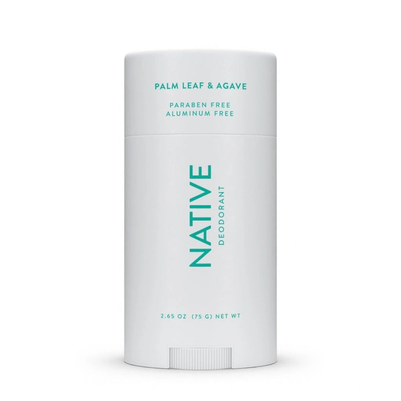 Native Solid Deodorant for Men & Women - Palm Leaf & Agave - Aluminum-Free 2.65oz