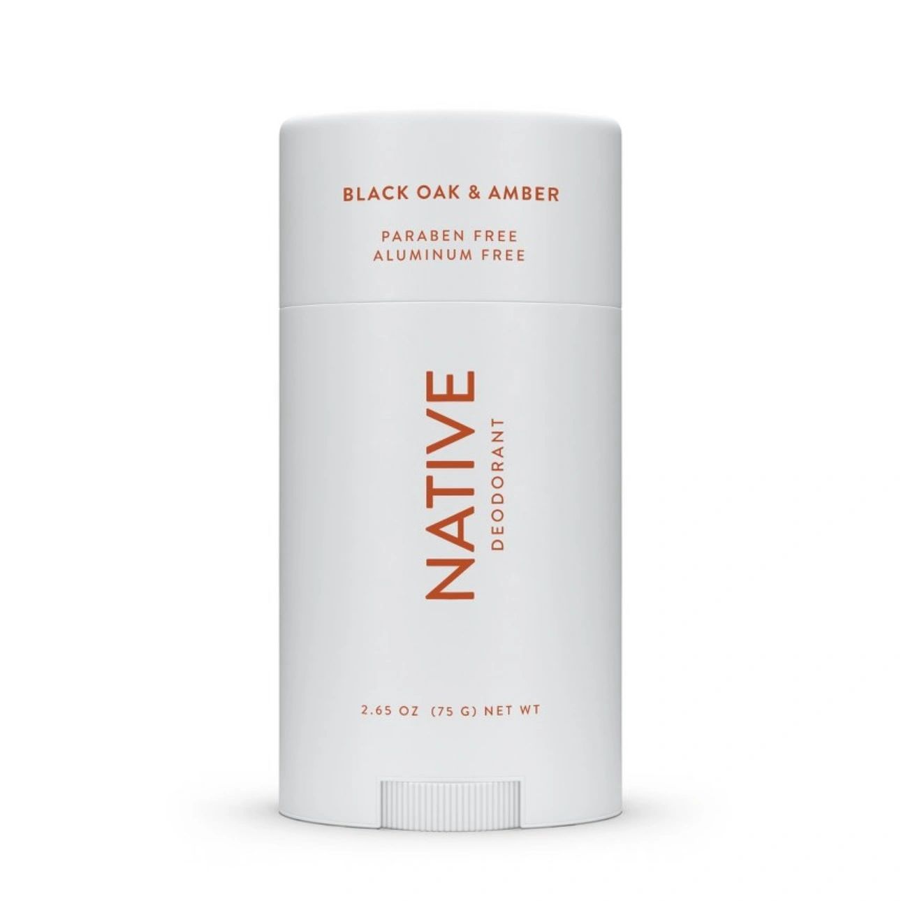Native Solid Deodorant for Men & Women - Black Oak & Amber - Aluminum-Free 2.65oz