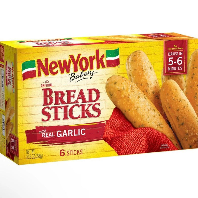 New York Bakery Frozen Breadsticks with Garlic - 10oz
