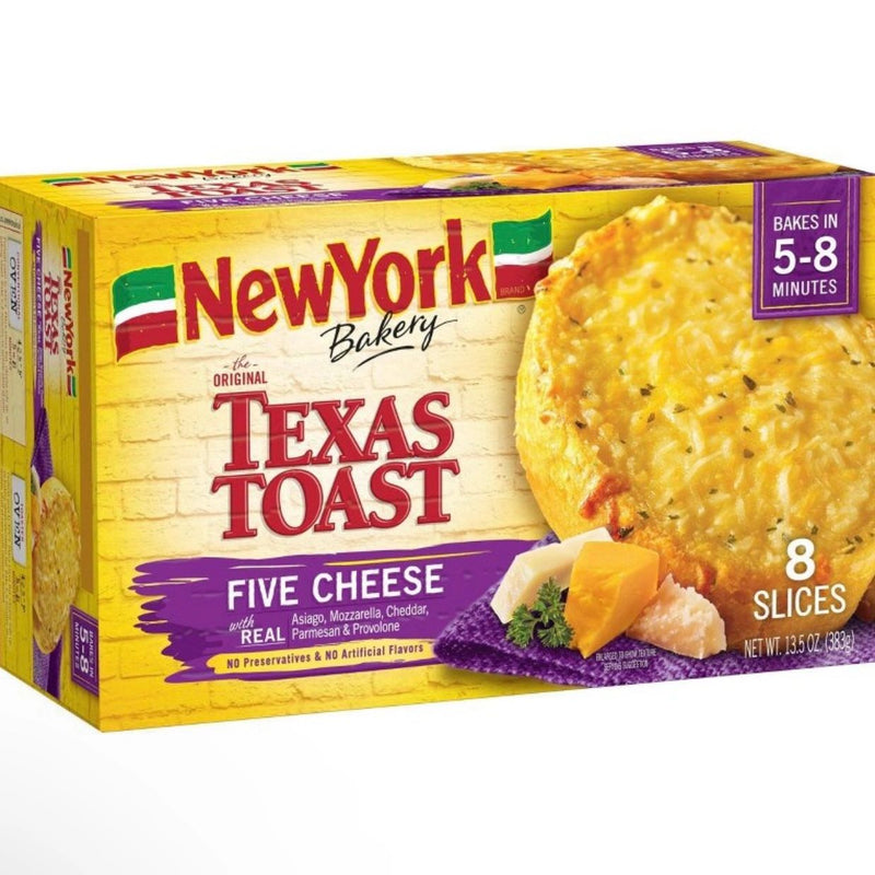 New York Bakery Frozen Five Cheese Texas Toast - 13.50z