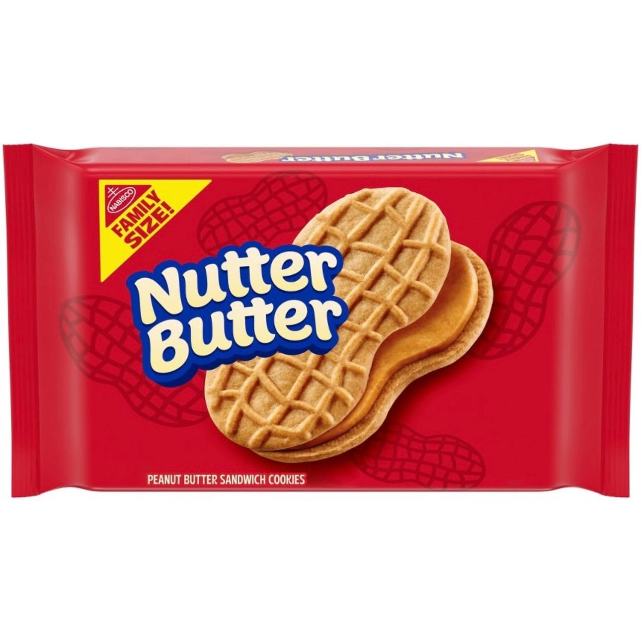 Nutter Butter Peanut Butter Sandwich Cookies - Family Size - 16oz