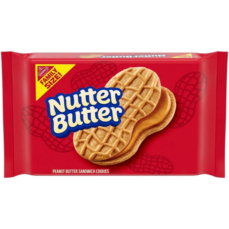 Nutter Butter Peanut Butter Sandwich Cookies - Family Size - 16oz