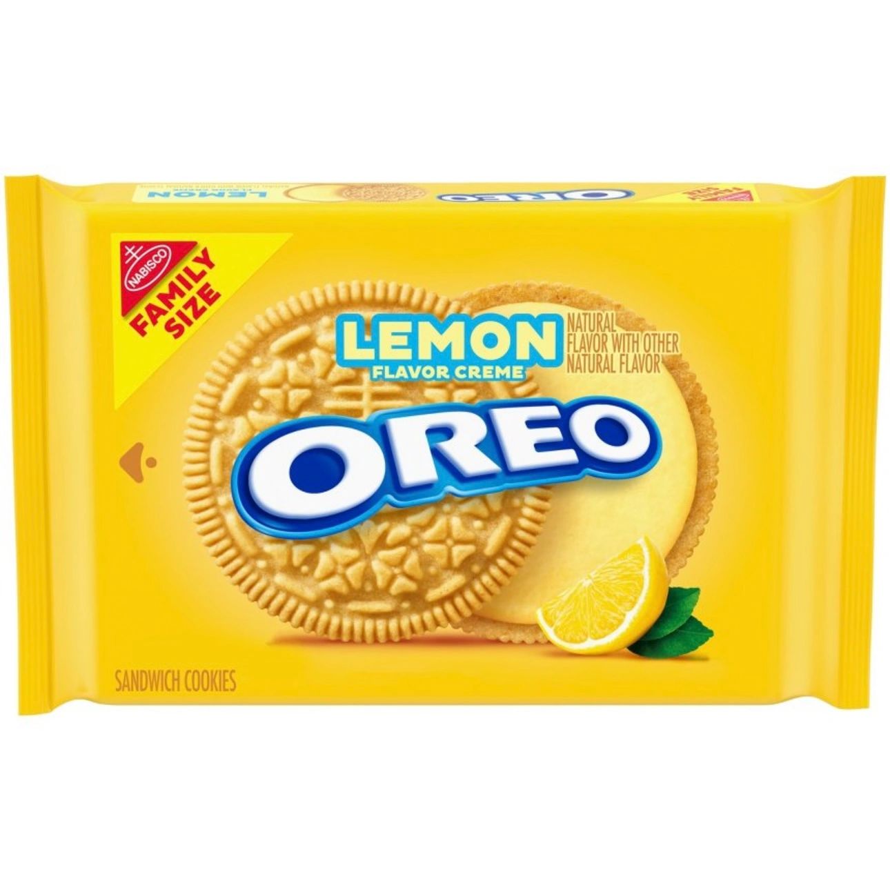 Oreo Lemon Cookies - Family Size - 18.71oz
