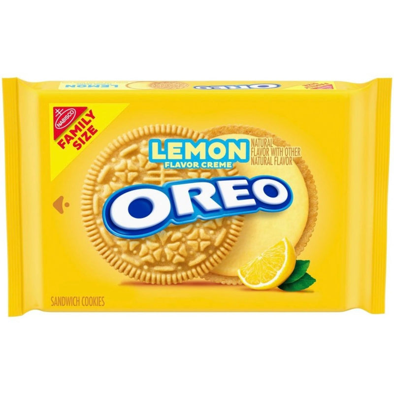 Oreo Lemon Cookies - Family Size - 18.71oz