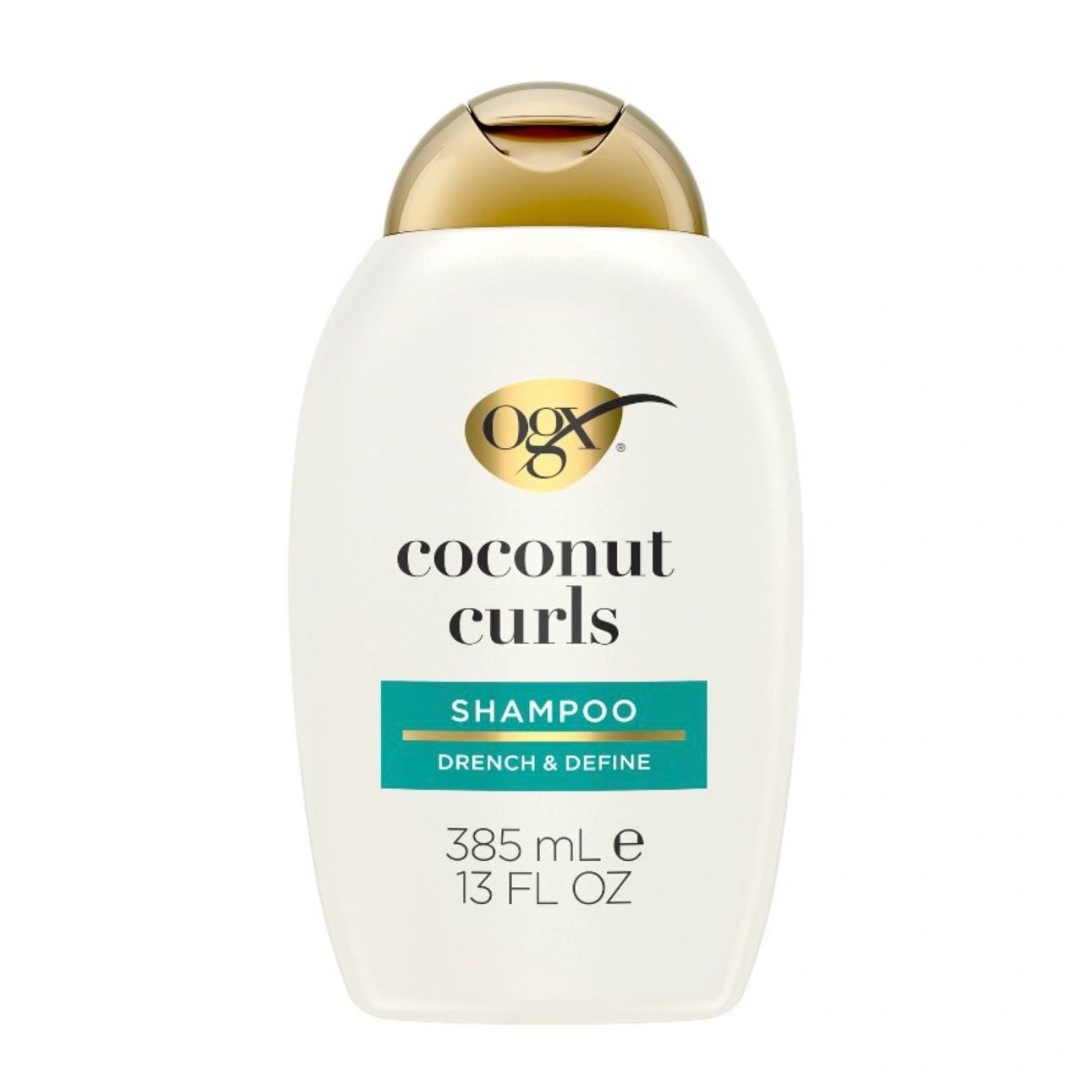 OGX Quenching+ Coconut Curls Shampoo Curly Hair Shampoo with Coconut Oil, Citrus Oil & Honey - 13 fl oz