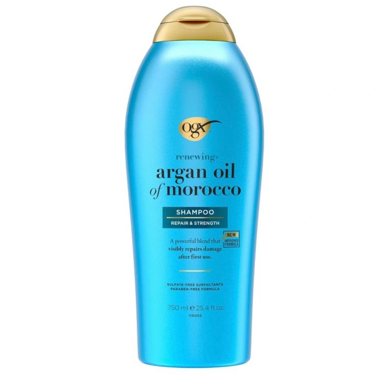 OGX Renewing + Argan Oil of Morocco Hydrating Hair Shampoo, Cold-Pressed Argan Oil to Help Moisturize, Soften & Strengthen Hair