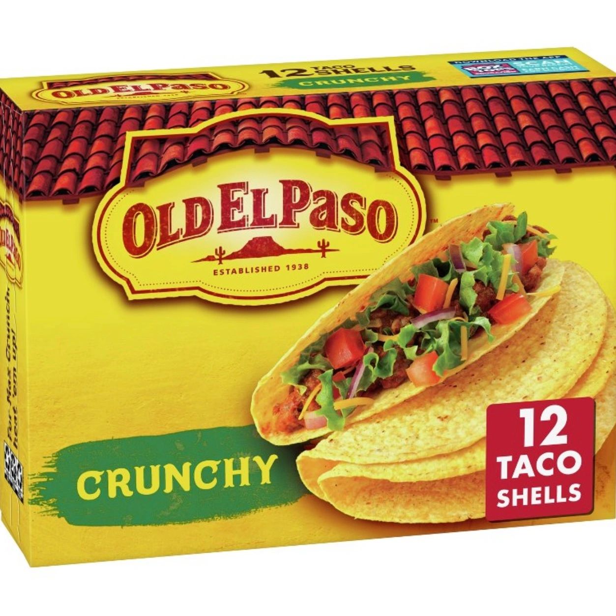 Old El Paso Gluten Free Crunchy Taco Shells - 12pk/4.6oz
