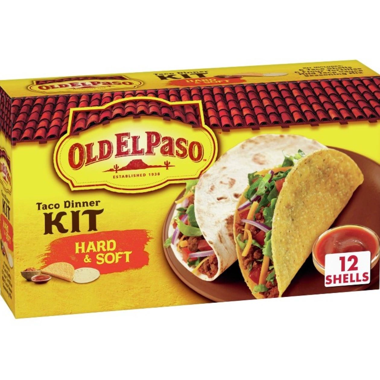 Old El Paso Hard & Soft Shell Taco Dinner Kit - 11.40z