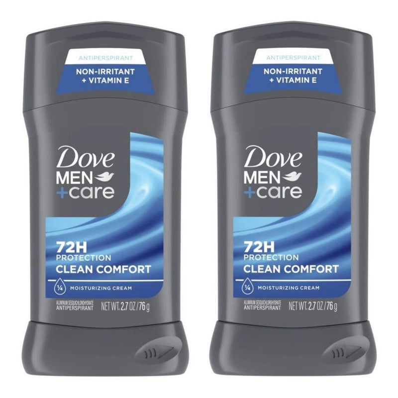 Dove Men+Care 72-Hour Antiperspirant & Deodorant Stick - Clean Comfort - 2.7oz/2ct