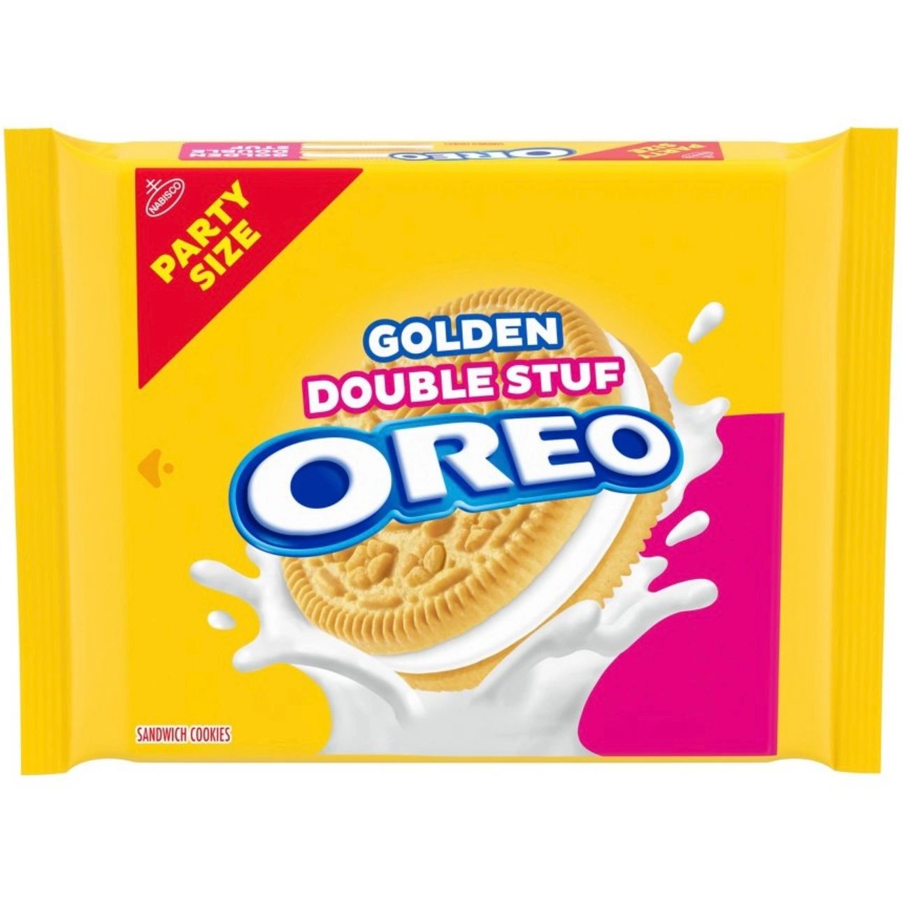 Oreo Golden Double Stuf Cookies Party Size - 24.95oz