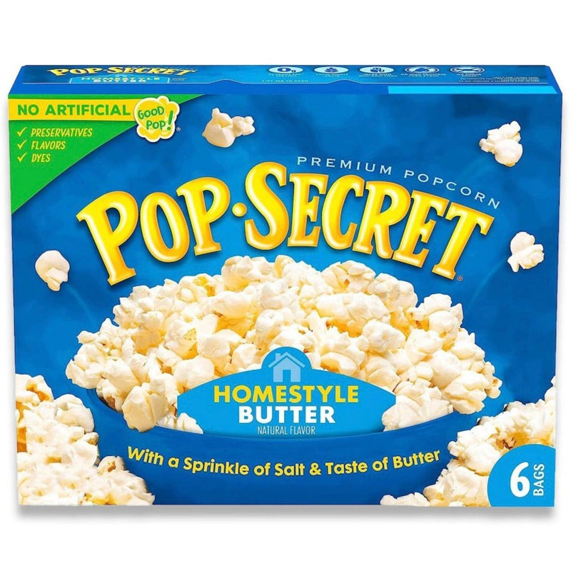Pop Secret Microwave Popcorn Homestyle Butter Flavor - 19.2oz/ 6ct