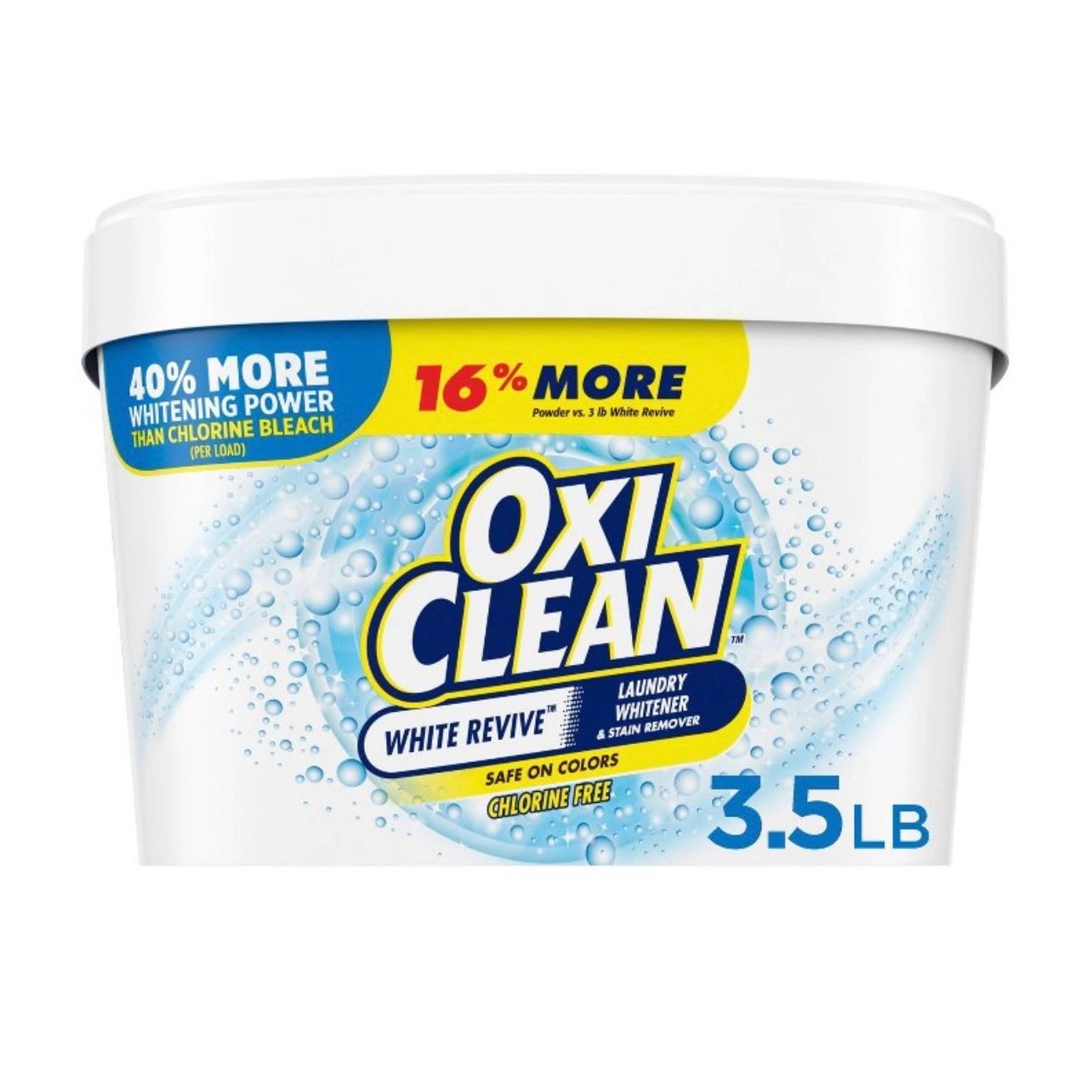 OxiClean White Revive Laundry Whitener + Stain Remover Powder - 3.5lbs