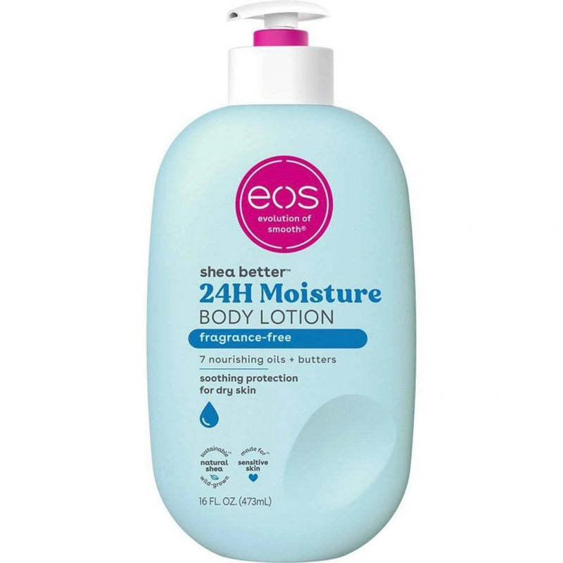 eos Shea Better 24H Moisture Body Lotion - Fragrance Free - 16 fl oz