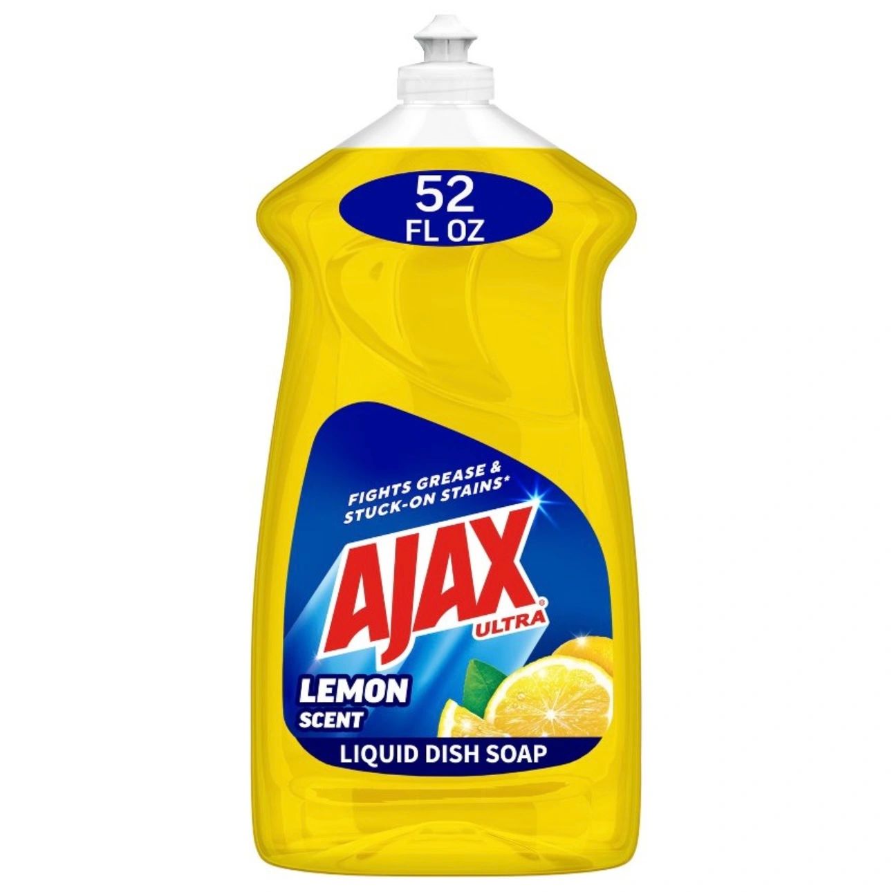 Ajax Lemon Ultra Super Degreaser Dishwashing Liquid Dish Soap - 52 fl oz