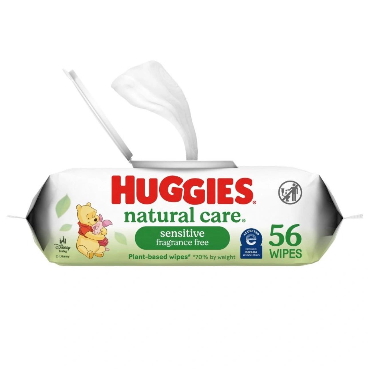 Huggies Natural Care Sensitive Unscented Baby Wipes - 56ct