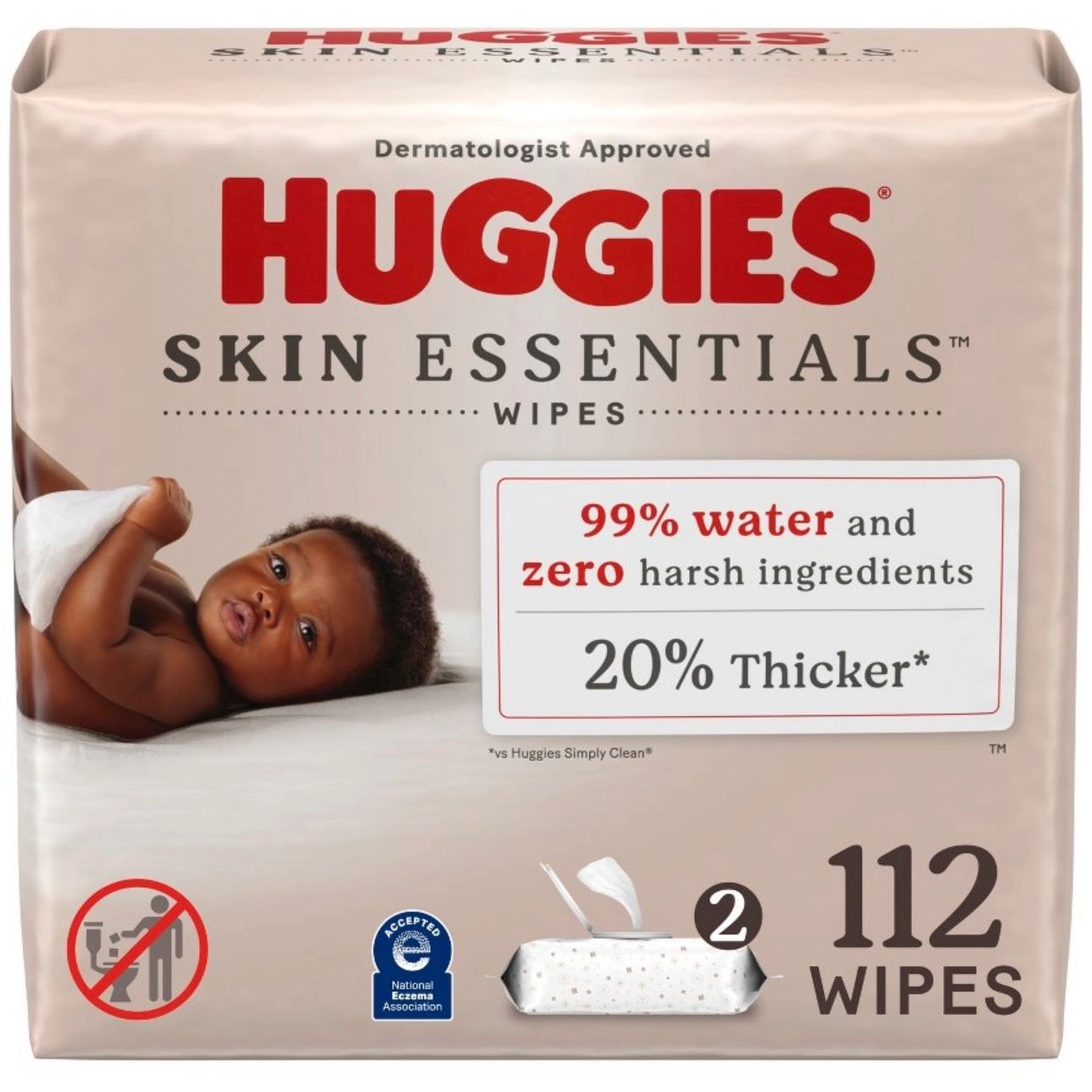 Huggies Skin Essentials Baby Wipes - 112ct - 2pk