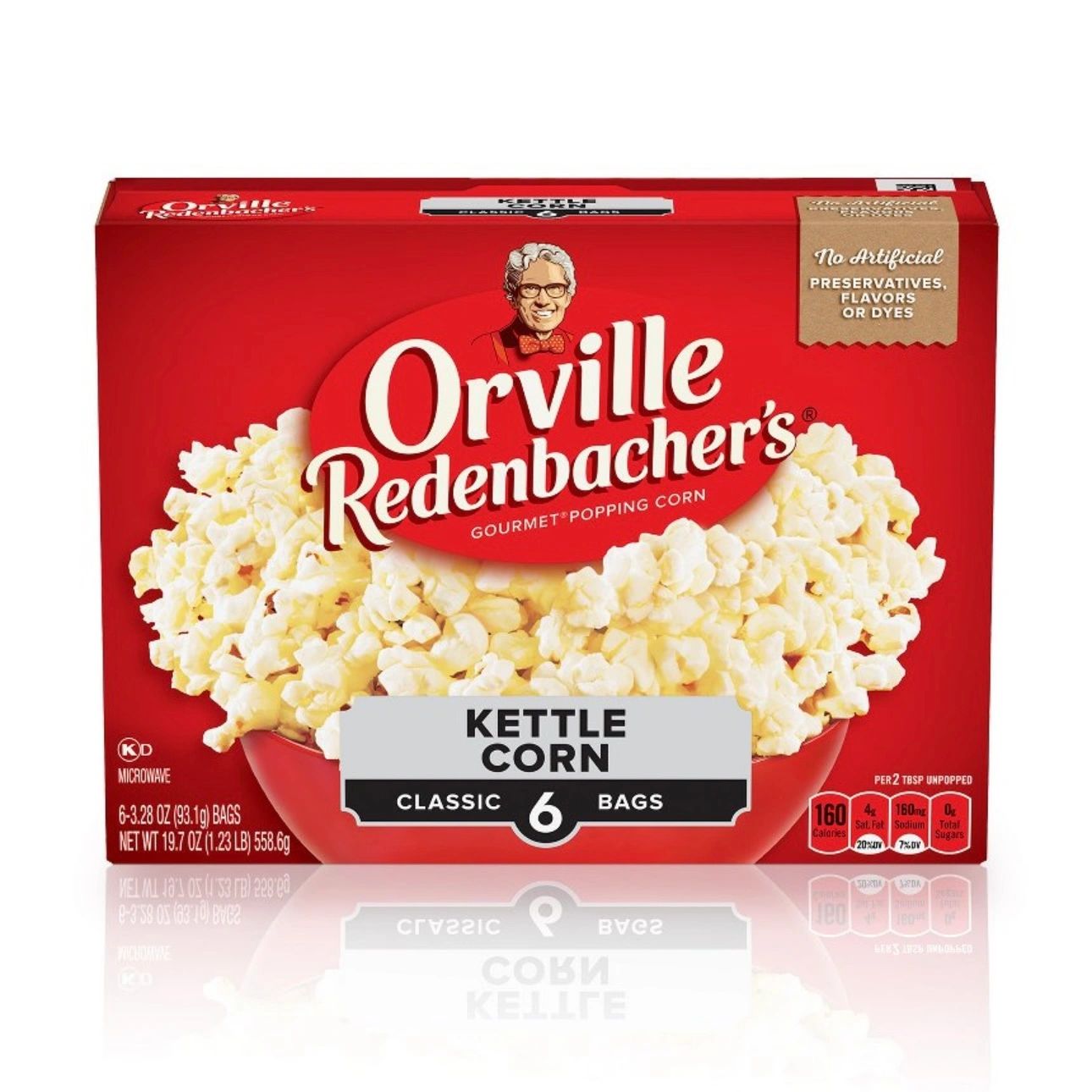 Orville Redenbachers Kettle Corn Microwave Popcorn - 6ct/19.7oz