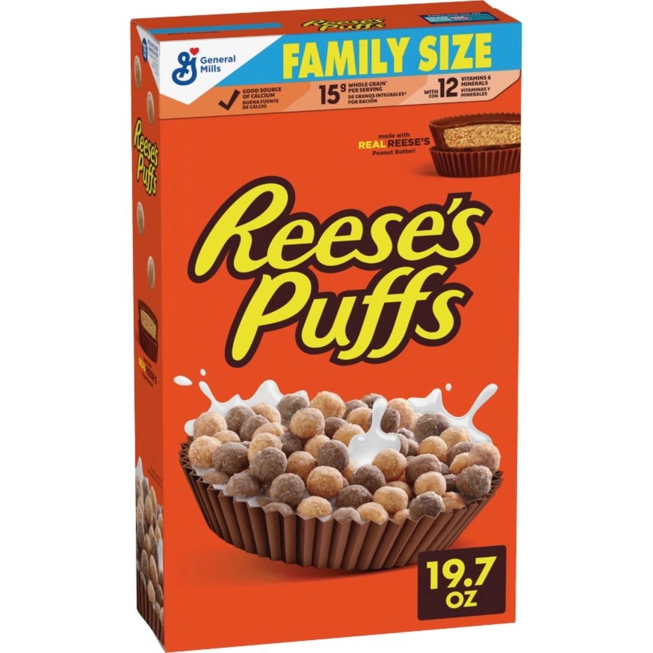 General Mills Family Size Reeses Puffs Cereal - 19.7oz