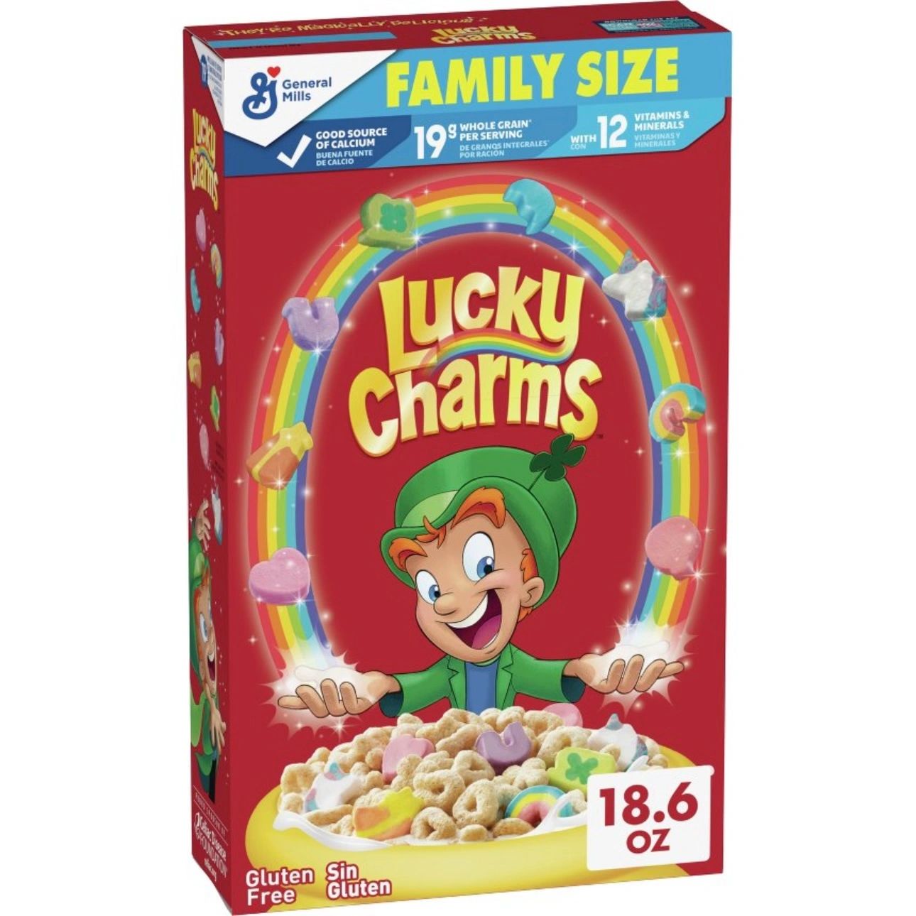 General Mills Family Size Lucky Charms Cereal - 18.6oz
