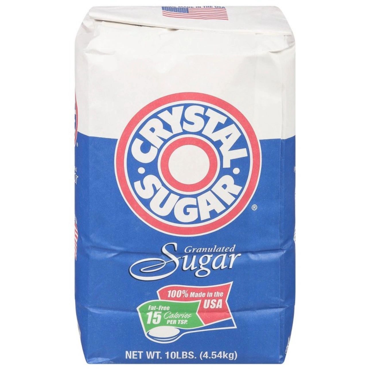 Crystal Granulated 100% Sugar - 10lb