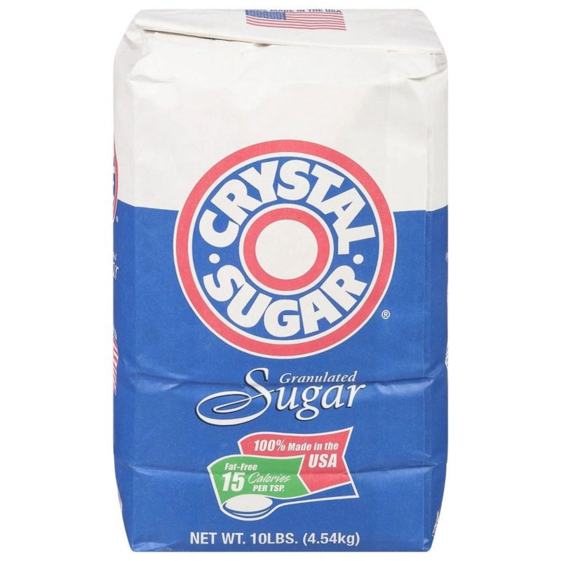 Crystal Granulated 100% Sugar - 10lb