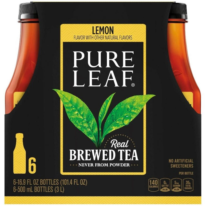 Pure Leaf Lemon Iced Tea - 6pk/ 16.9oz Bottles