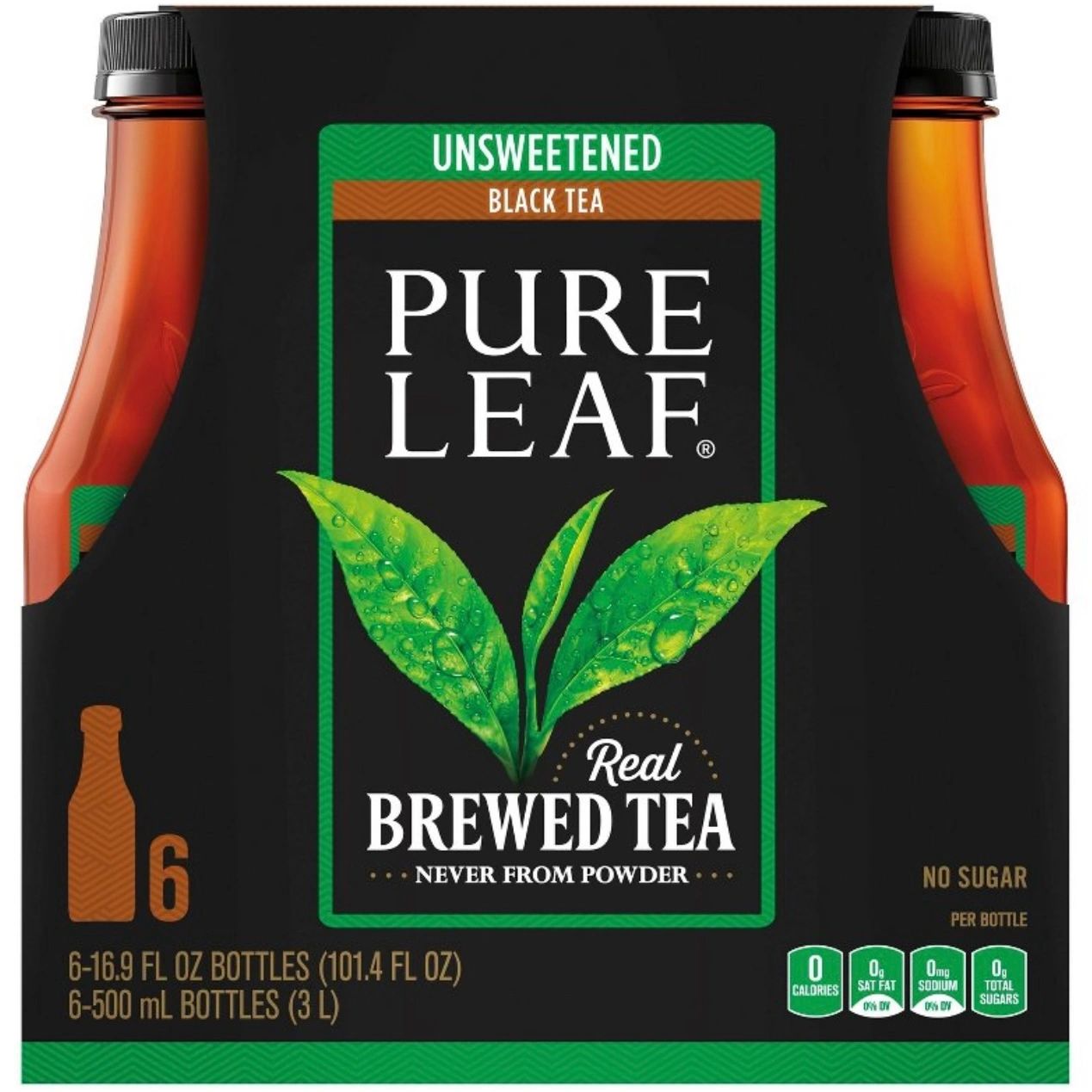 Pure Leaf Unsweetened Iced Tea - 6pk/ 16.9oz Bottles