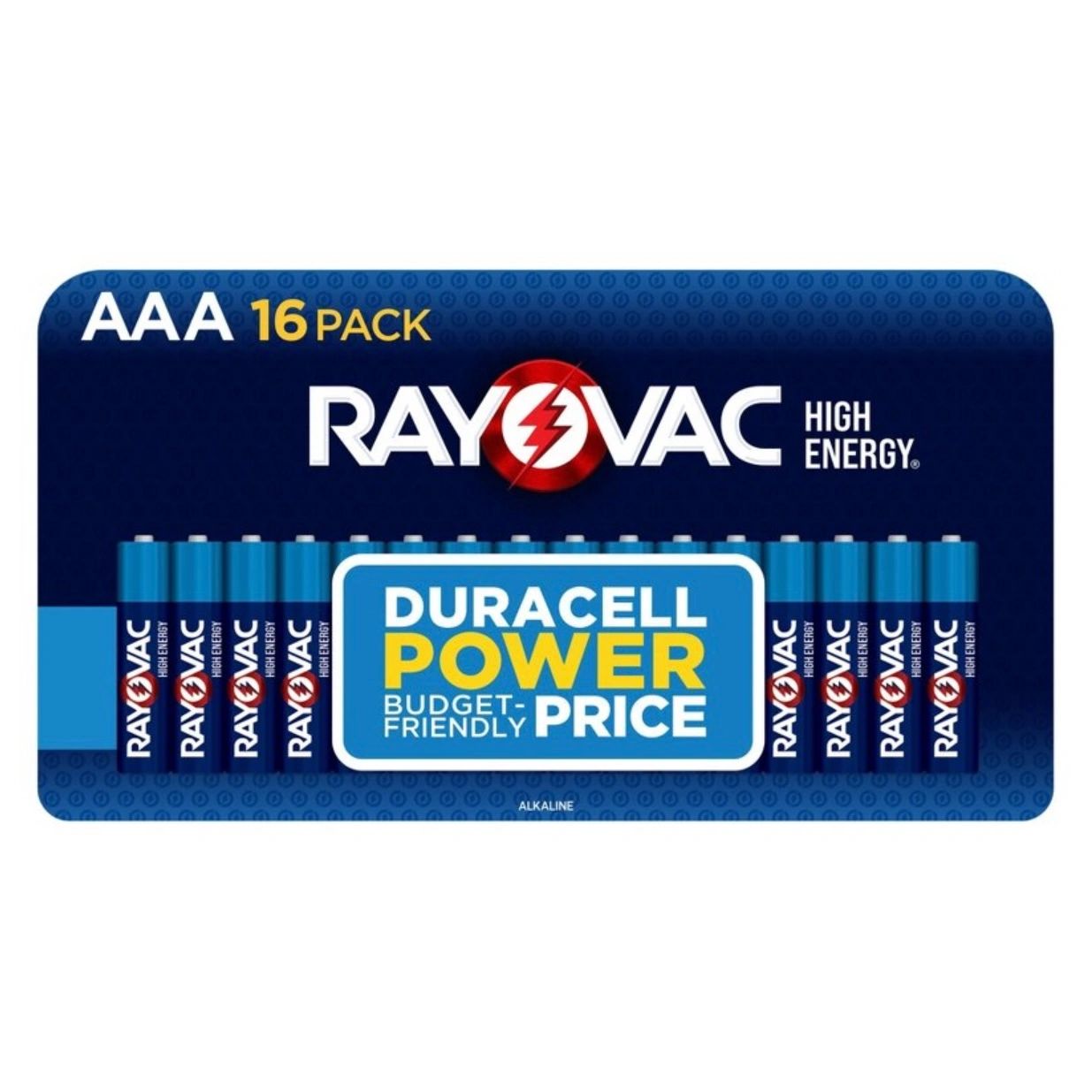 Rayovac High Energy AAA Batteries 16pk - Alkaline Battery: Household, Single-Use