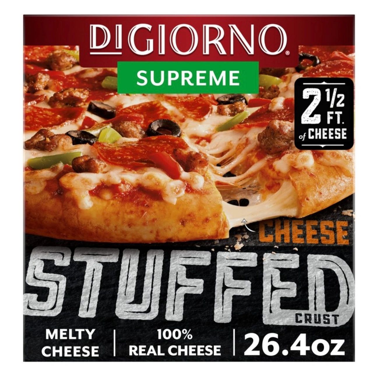 DiGiorno Cheese Stuffed Crust Supreme Frozen Pizza - 26.4oz