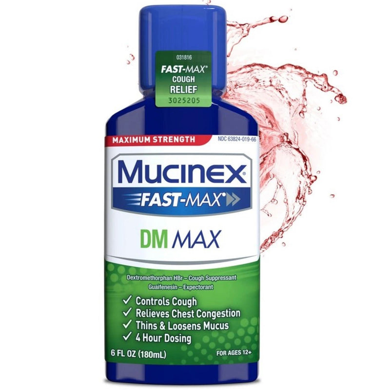 Mucinex Fast Max Cough Congestion Relief Liquid - 6 fl oz