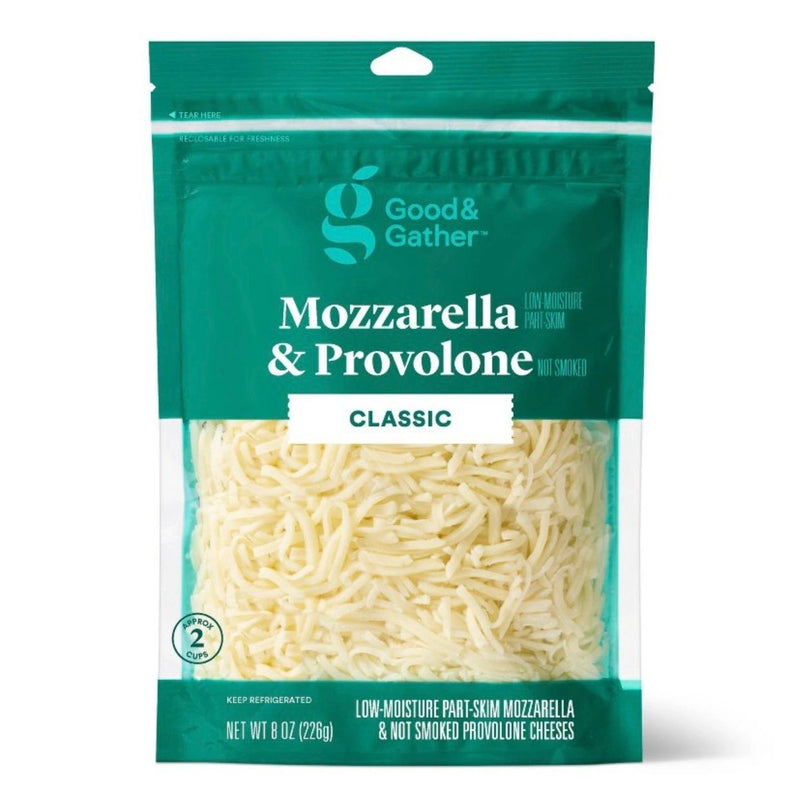 Shredded Mozzarella & Provolone Cheese - 8oz - Good & Gather™