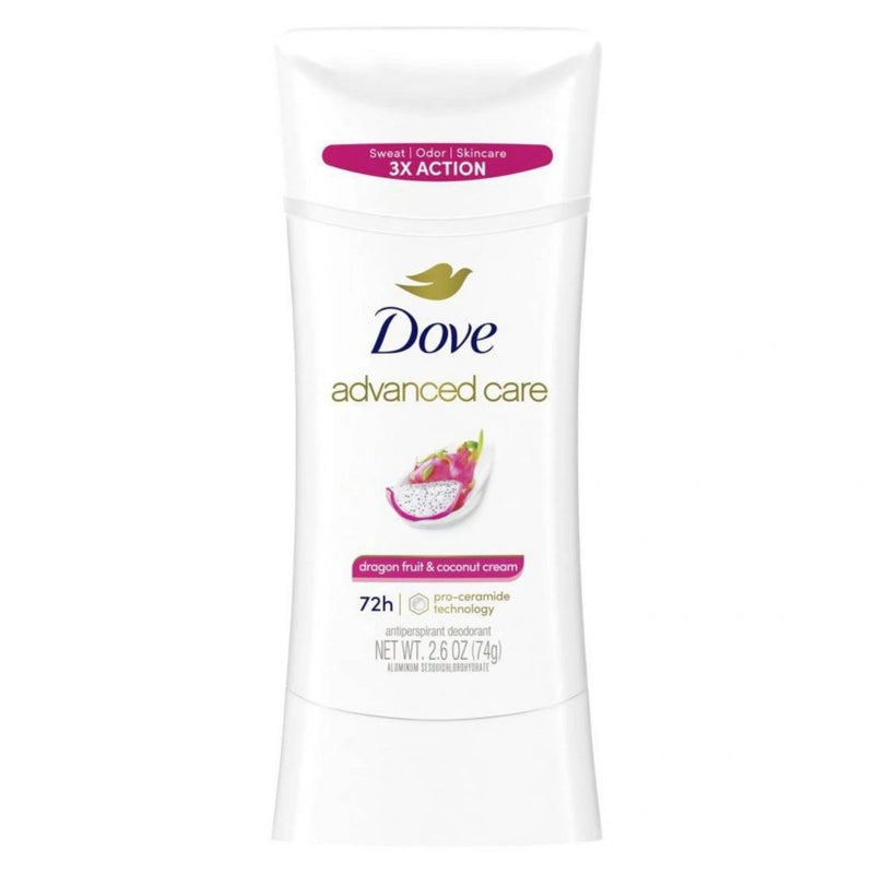 Dove Beauty Advanced Care Antiperspirant & Deodorant Stick - Dragon Fruit and Coconut Cream - 72-Hour - 2.6oz