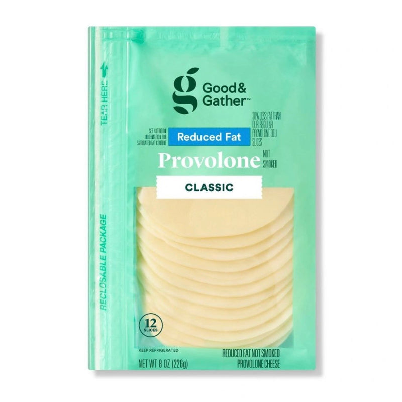 Reduced Fat Provolone Deli Sliced Cheese - 8oz/12 slices - Good & Gather™