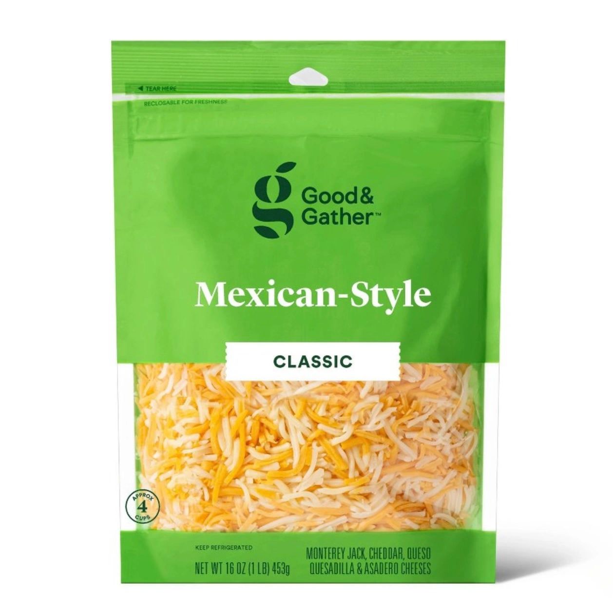 Shredded Mexican-Style Cheese - 16oz - Good & Gather™
