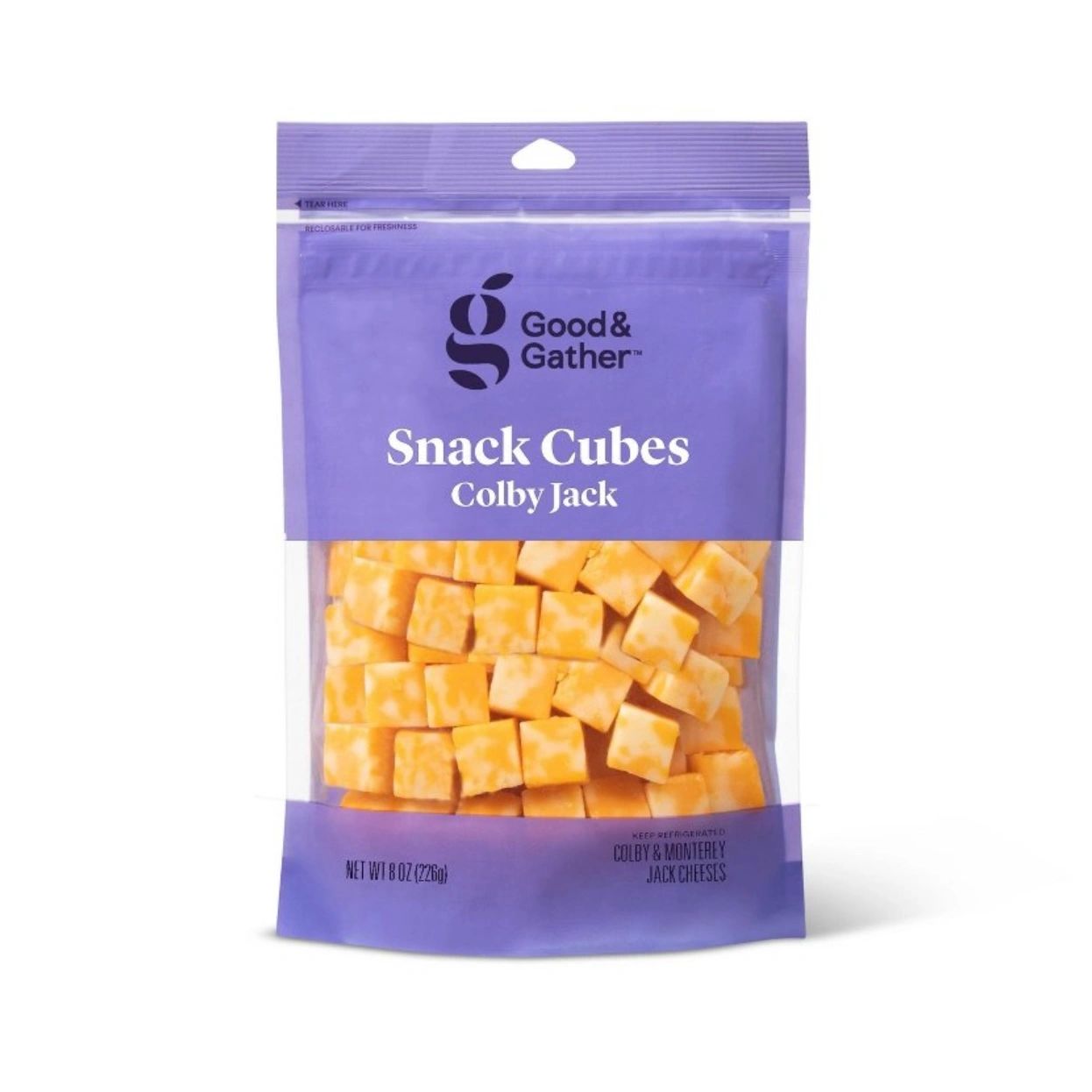 Colby Jack Cheese Cubes - 8oz - Good & Gather™