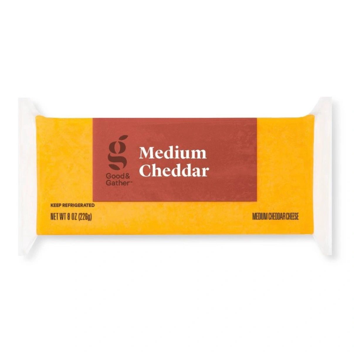 Medium Cheddar Cheese - 8oz - Good & Gather™