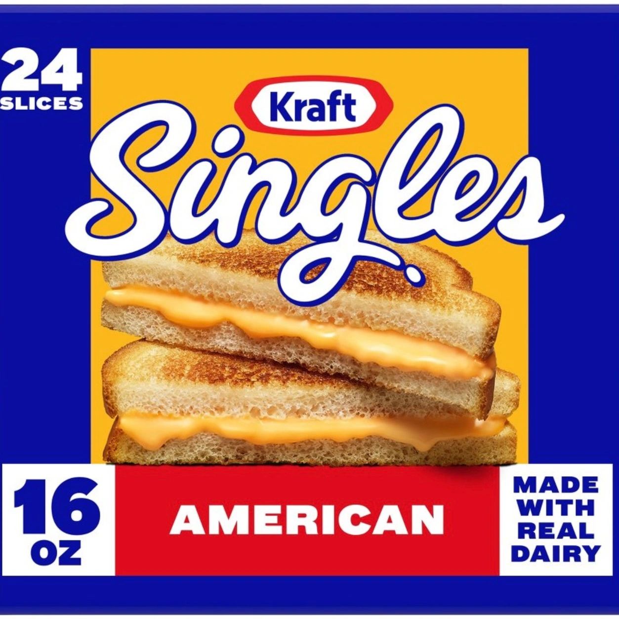 Kraft Singles American Cheese Slices - 16oz/24ct