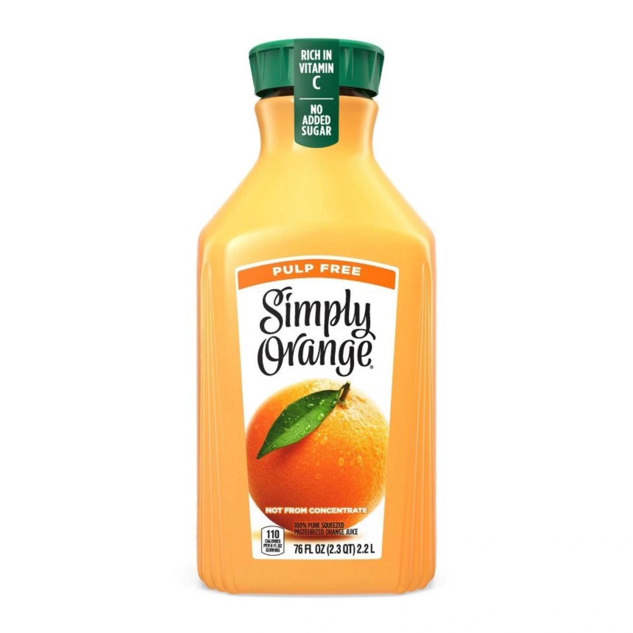 Simply Beverages Orange Pulp Free Juice - 76 fl oz