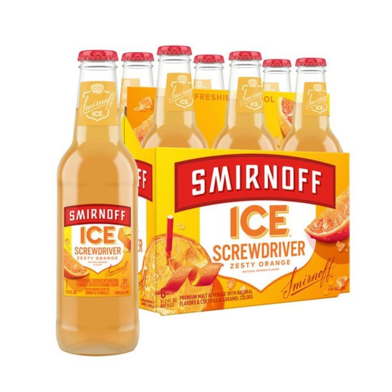 Smirnoff Ice Screwdriver, 6 pack Bottles