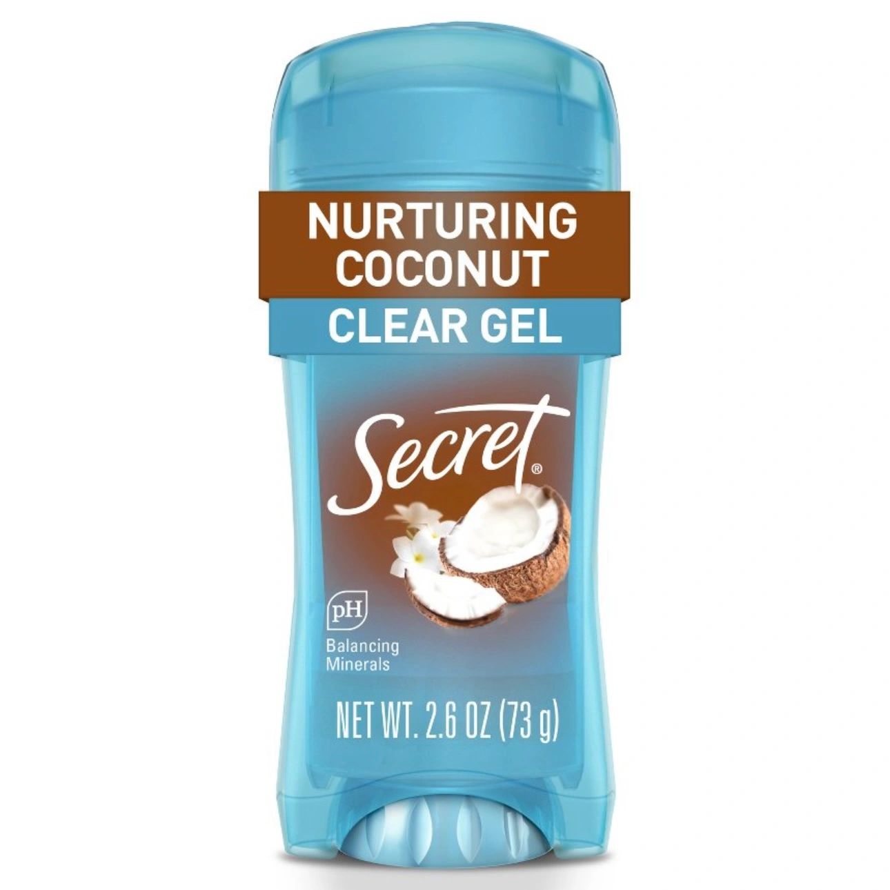 Secret Fresh Clear Gel Antiperspirant & Deodorant - Coconut Scent - 2.6oz