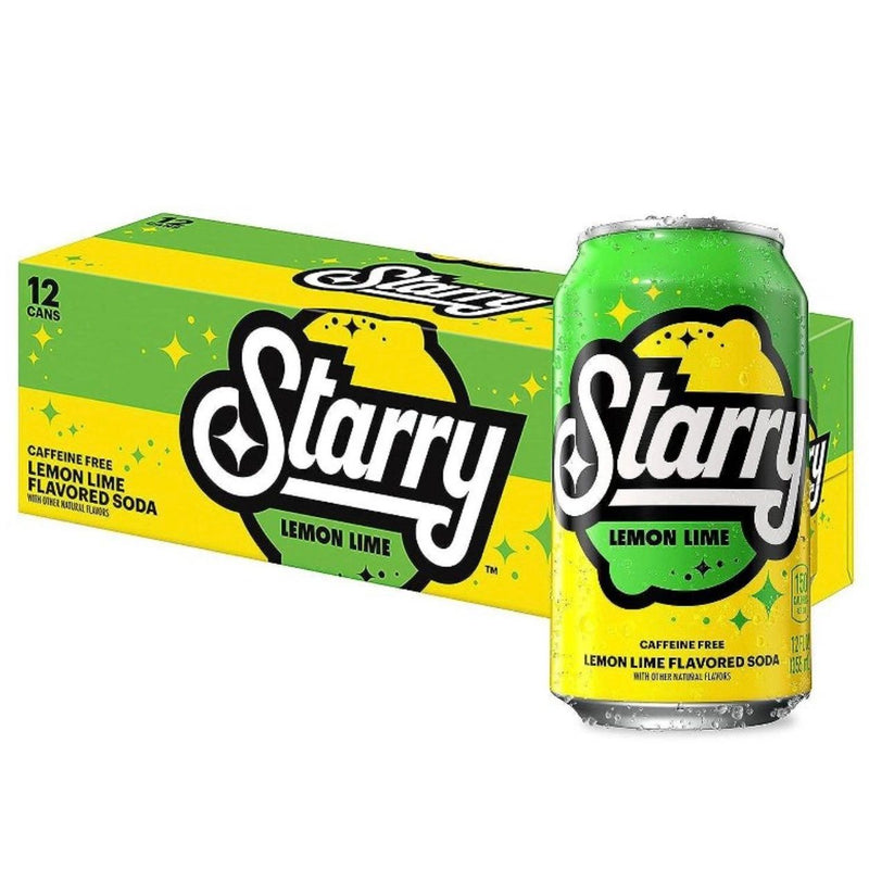 Starry Lemon Lime Soda - 12pk/12 fl oz Cans