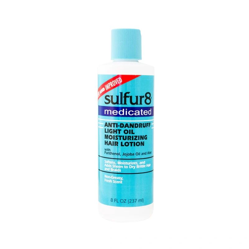 Sulfur8 Medicated Anti-Dandruff Light Oil Moisturizing Hair Lotion