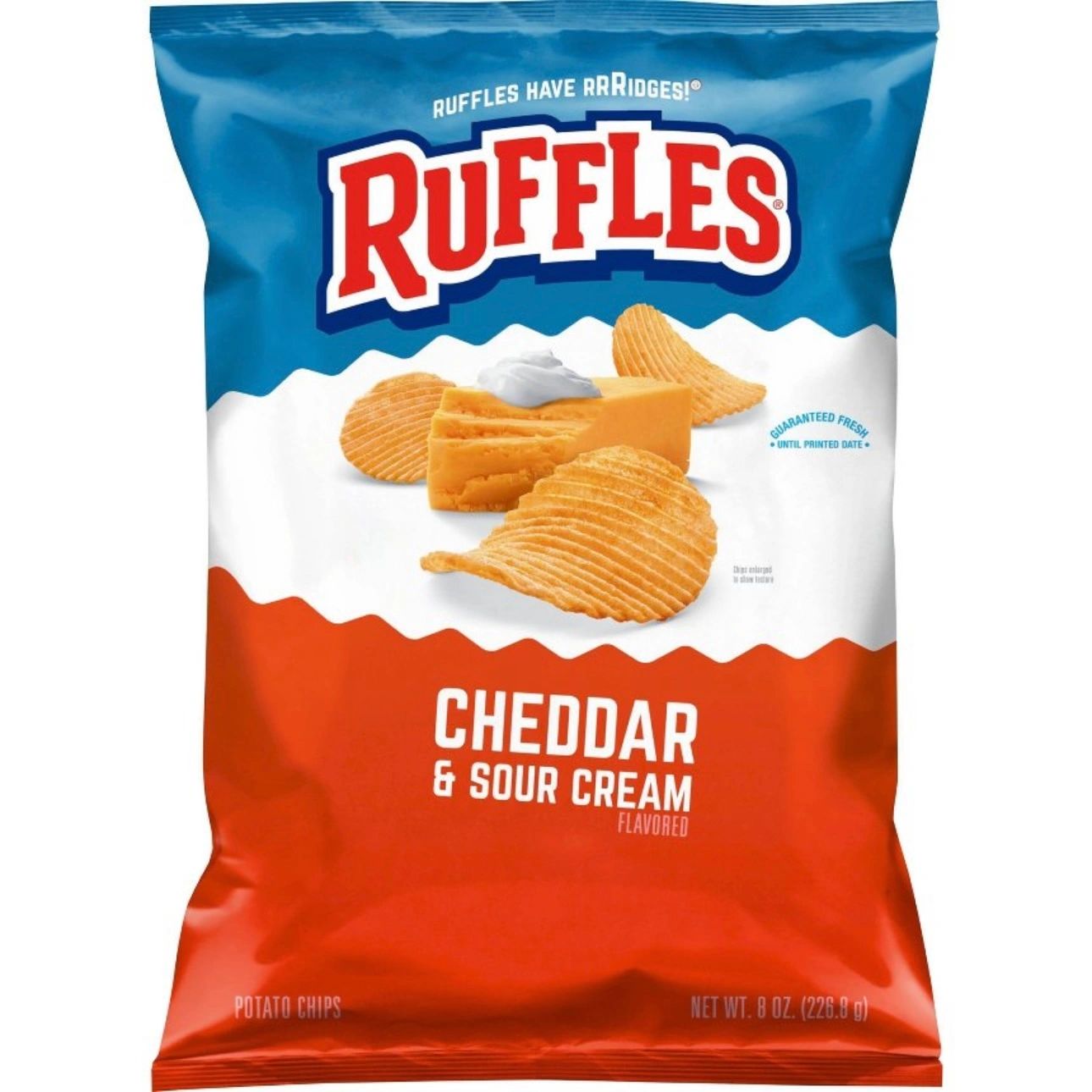 Ruffles Cheddar And Sour Cream Chips - 8.5oz